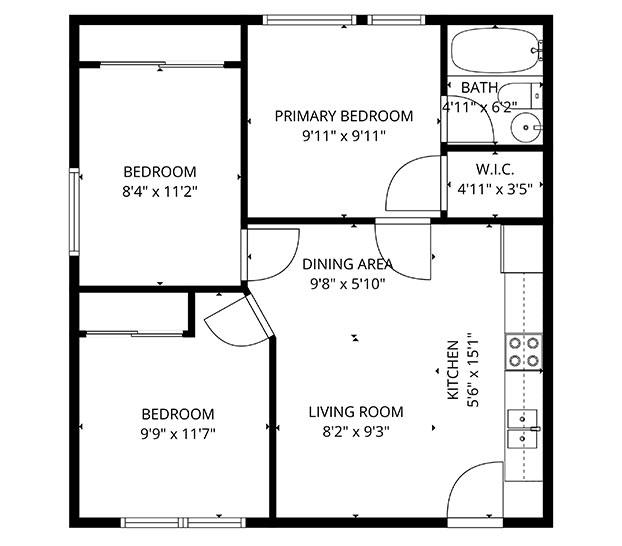 Montego Flats - 3 Bedrooms